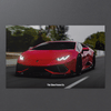 Lamborghini Huracan Head Light Glowing Portrait | High Gloss | The Glow Frame Co.