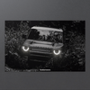 Defender Head Light Glowing Portrait | High Gloss | The Glow Frame Co.