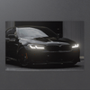 BMW M5 Head Light Glowing Portrait | High Gloss | The Glow Frame Co.