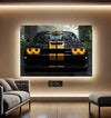 Dodge Challenger SRT Glowing Headlight Frame | Glowing Portrait | The Glow Frame Co.