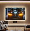 BMW M5 G30 Head Light Glowing Portrait | High Gloss | The Glow Frame Co.