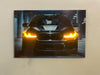BMW M5 G30 Head Light Glowing Portrait | High Gloss | The Glow Frame Co.
