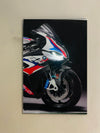 BMW S 1000 RR Head Light Glowing Portrait | High Gloss | The Glow Frame Co.