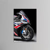 BMW S 1000 RR Head Light Glowing Portrait | High Gloss | The Glow Frame Co.