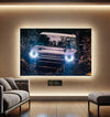 Defender Head Light Glowing Portrait | High Gloss | The Glow Frame Co.