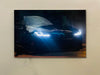 BMW M5 Head Light Glowing Portrait | High Gloss | The Glow Frame Co.