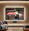 Porshe 911 GT 3 Back Brake Light Glowing Portrait | High Gloss | The Glow Frame Co.