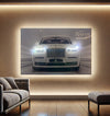 Rolls Royce Phantom Ghost Glowing Headlight Portrait | Highgloss | The Glow Frame Co.