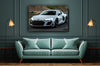 Audi R8 Headlight Glowing Portrait | High Gloss | The Glow Frame Co.