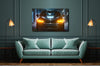BMW M5 G30 Head Light Glowing Portrait | High Gloss | The Glow Frame Co.