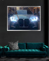 BMW X5 Glowing Headlight Portrait | High Gloss | The Glow Frame Co.